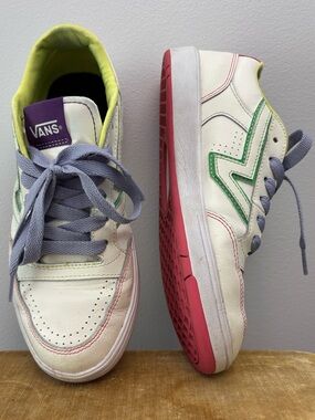 Vans Lowland ComfyCush shoe in Pop Marshmallow/Multi